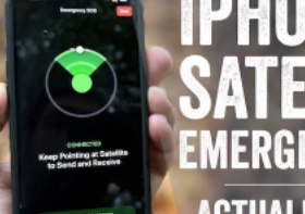 通过卫星测试的iPhone14紧急SOS