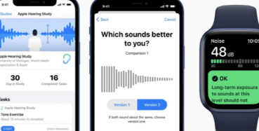 苹果听力研究宣布更新