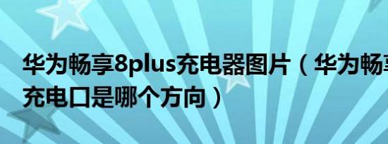 华为畅享8plus充电器图片（华为畅享8 plus充电口是哪个方向）