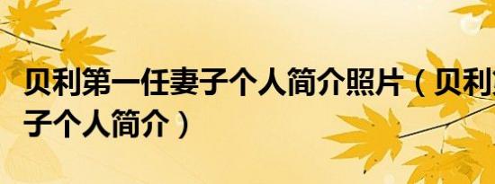 贝利第一任妻子个人简介照片（贝利第一任妻子个人简介）