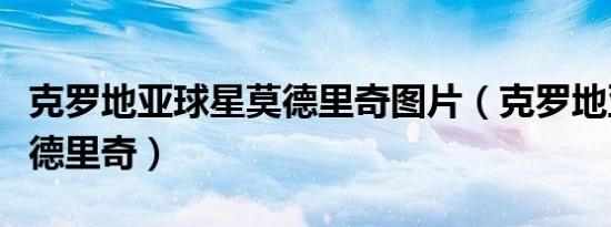 克罗地亚球星莫德里奇图片（克罗地亚迎接莫德里奇）