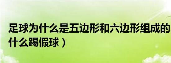 足球为什么是五边形和六边形组成的（足球为什么踢假球）