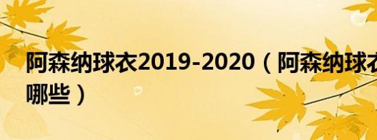 阿森纳球衣2019-2020（阿森纳球衣品牌有哪些）