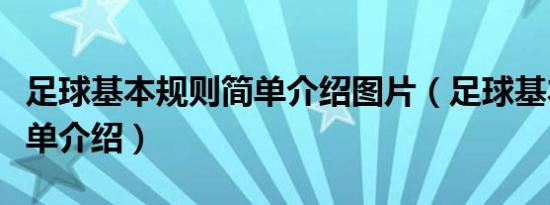 足球基本规则简单介绍图片（足球基本规则简单介绍）