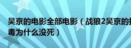 吴京的电影全部电影（战狼2吴京的拉曼拉病毒为什么没死）