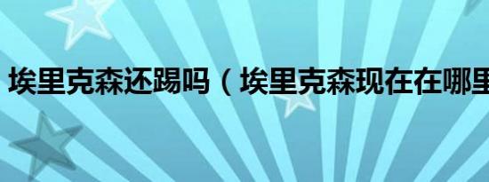 埃里克森还踢吗（埃里克森现在在哪里踢球）